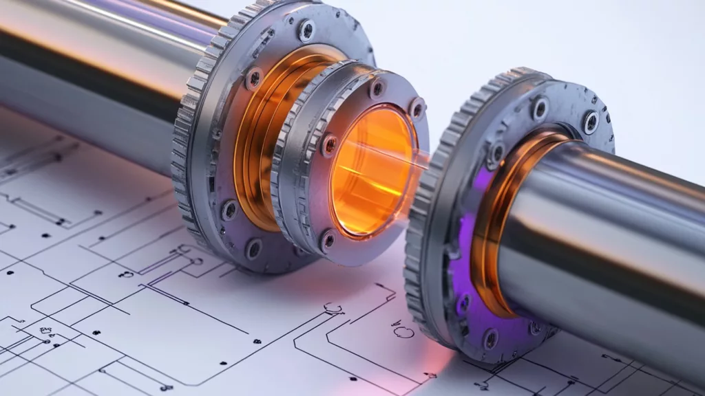 Anaerobic sealant curing between tight-fitting metal surfaces