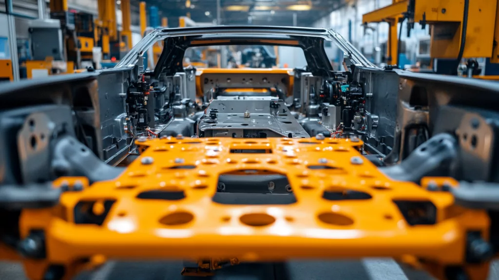 Robotic application of adhesives in car manufacturing